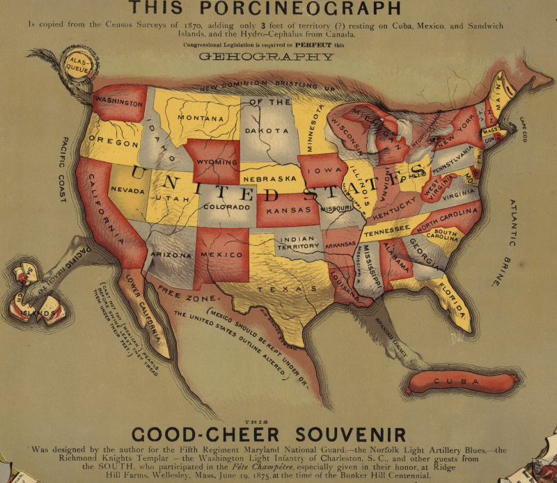 Illustration for article titled These Rarely Seen Maps Turn Earth Into A Land From A Fantasy Novel